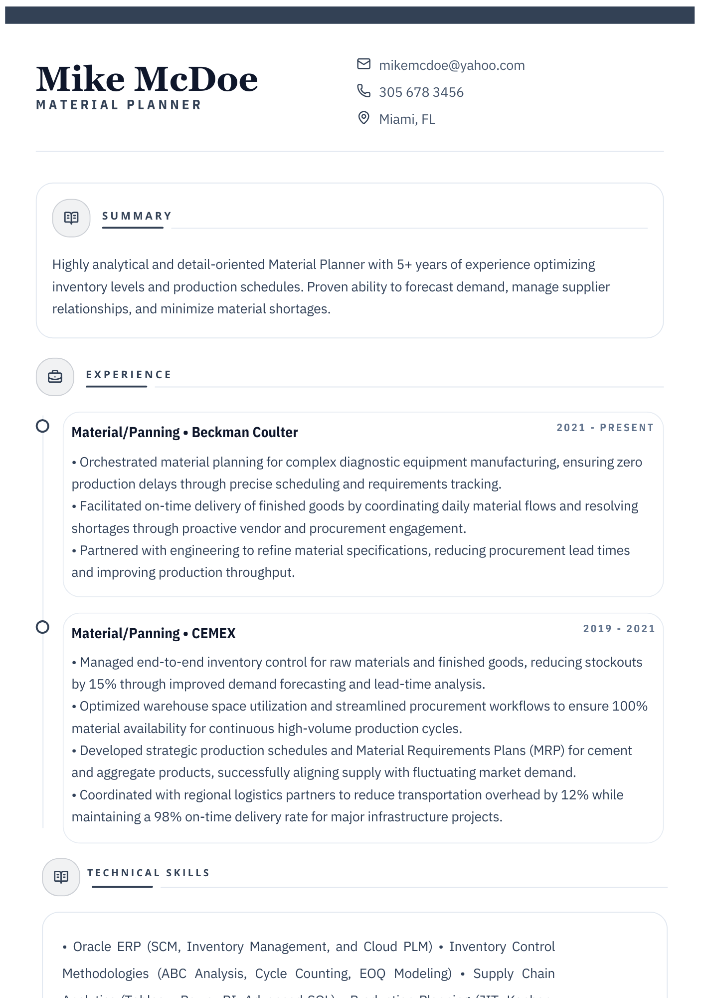 Resume preview 3